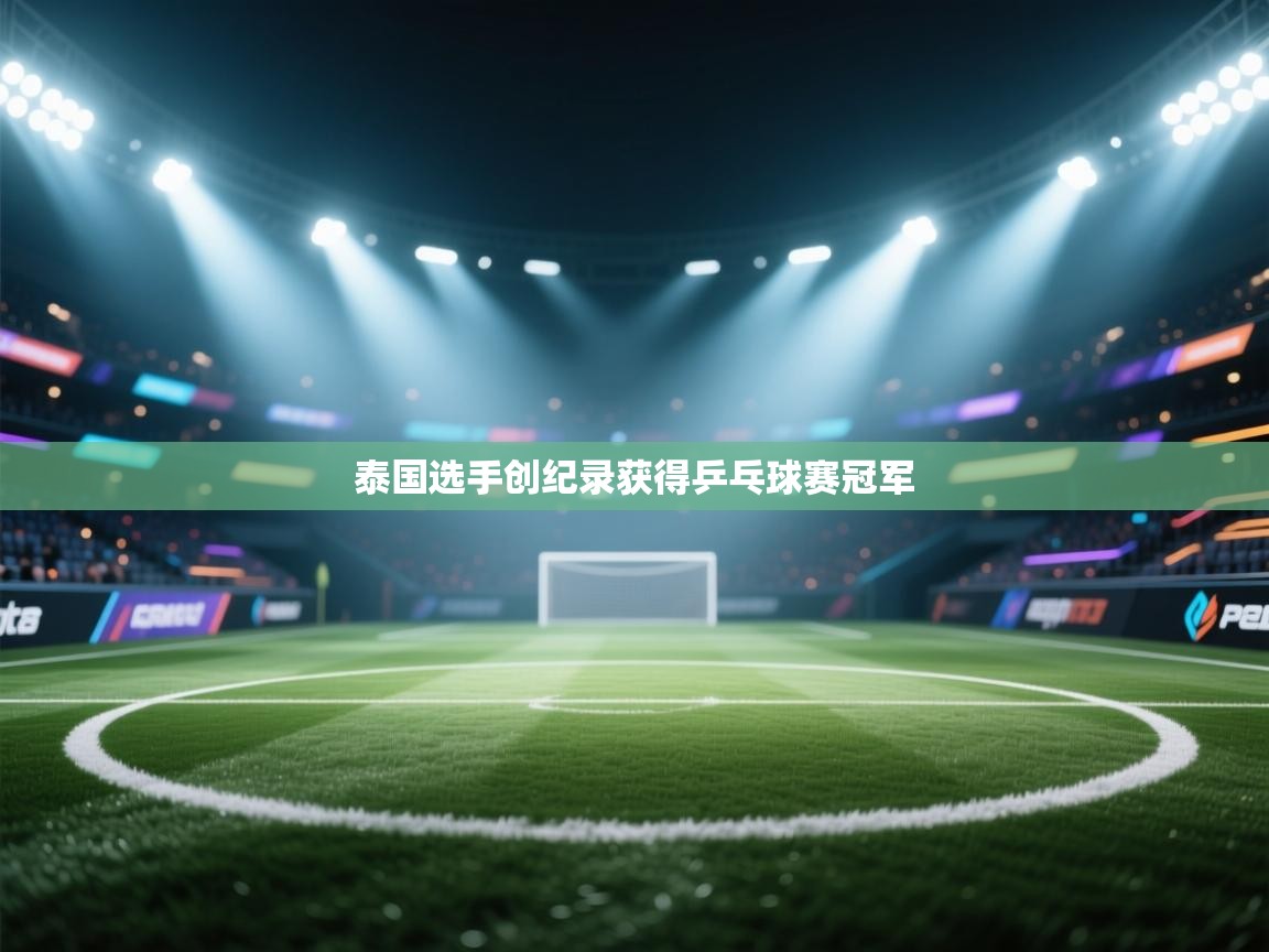 开云体育夜间模式开启-泰国选手创纪录获得乒乓球赛冠军  第2张